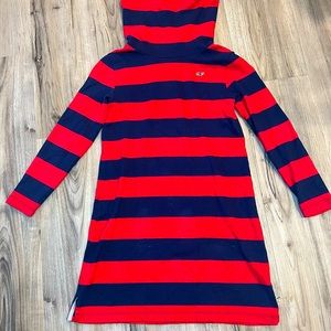 Girls Vineyard Vines Girls Cowl Neck Dress Size M